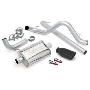 Jeep Wrangler Performance Exhaust - Banks Power - Monster Cat Back - Black - `07-`11